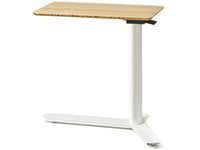 Humanscale FM2WH1627BM Color: Bamboo work surface with white base
