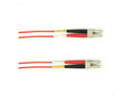 Black Box FOLZHM4-025M-LCLC-RD OM4 MM FO Patch Cable Duplx, Lszh, RED, Lclc, 25 Meters