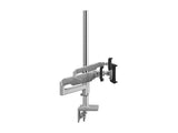 Humanscale X2NTNCCSNTBFTBFTB30 Mflex M2.1 ARM, NON TECH Base, Clamp Mount, Bracket for 3 Monitors, SL W/ Gray Trim, NO A