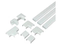 Sanus CCS2KWH 10pc 48in x 1in PVC Wht Cabel Org Kit