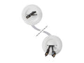 Sanus CCSIWLVK 5pc 3-3/4in x 3.75in PVC Wht Screen Kit
