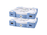 Thermaltake CL-F184-PL14BU-A SWAFAN EX ARGB 14 Hydrangea Blue Cooling Fan, Magnetic Connection with Swappable Reversable Blades, 140mm