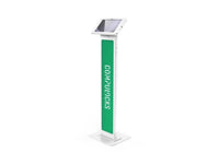 Compulocks 140W11GAPX9W Galaxy Tab A9+/A11+ Apex Enclosure Brandable Floor Stand