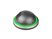 Shure MX395AL/C-LED Bushed Aluminum Button Mic, CARDIOID, remoteable LED, 5-Pin XLR (Female Connector Included)