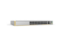 Allied Telesis AT-X530-28GSX-90 L3 Stackable Switch, 24x SFP Ports, 4x SFP+ Ports and dual fixed PSU, TAA compliant version. Purchasing service needed.