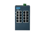 B+B SmartWorx EKI-5726I-MB-AE 16GE Ind. Switch with Modbus TCP/IP, W/T