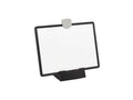 Eaton Tripp Lite DMWP811VESAMB Magnetic Dry-Erase Whiteboard with Stand - VESA Mount, 3 Markers (Red/Blue/Black), Black Frame