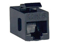 Eaton Tripp Lite N235-001 Cat6 Straight Through Modular In-line Snap-in Coupler (RJ45 F/F), TAA