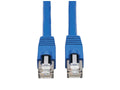 Eaton Tripp Lite N261P-030-BL Cat6a 10G Snagless F/UTP Ethernet Cable (RJ45 M/M), PoE, CMR-LP, Blue, 30 ft. (9.14 m), TAA
