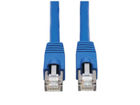 Eaton Tripp Lite N261P-030-BL Cat6a 10G Snagless F/UTP Ethernet Cable (RJ45 M/M), PoE, CMR-LP, Blue, 30 ft. (9.14 m), TAA