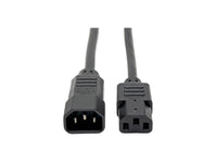 Eaton Tripp Lite P004-001 PDU Power Cord, C13 to C14 - 10A, 250V, 18 AWG, 1 ft. (0.31 m), Black