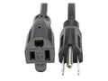 Eaton Tripp Lite P024-025-13A Power Extension Cord, NEMA 5-15P to NEMA 5-15R - 13A, 120V, 16 AWG, 25 ft. (7.62 m), Black