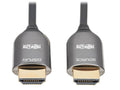 Eaton Tripp Lite P568F-20M-8K6 8K HDMI Plenum-Rated Fiber Active Optical Cable (AOC) - 8K UHD @ 60 Hz, HDR, M/M, Black, 20 m (65 ft.)