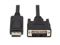 Eaton Tripp Lite P581-006 DisplayPort to DVI Adapter Cable (DP with Latches to DVI-D Single Link M/M), 6 ft. (1.8 m)
