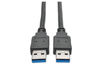 Eaton Tripp Lite U320-006-BK USB 3.0 SuperSpeed A/A Cable (M/M), Black, 6 ft. (1.83 m)