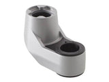 HAT Design Works STX-NM-124 Staxx Stackable Pole Mount Cup, Silver, Pole System Extension and Articulating Arms compatib