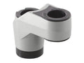 HAT Design Works STX-NM-124 Staxx Stackable Pole Mount Cup, Silver, Pole System Extension and Articulating Arms compatible