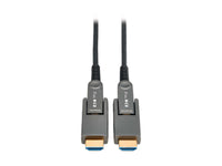 Eaton Tripp Lite P568FMM-20M-8K6 8K HDMI Fiber Active Optical Cable with Detachable Connectors M/M 8K60Hz Black 20M