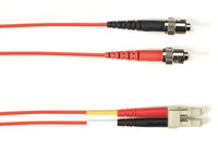 Black Box FOCMP62-STLC-RD-7 62.5 MM FO PC Duplx, PLN, RED, Stlc, 7 FT (2 M)