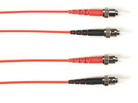 Black Box FOCMP62-STST-RD-7 62.5 MM FO PC Duplx, PLN, RED, Stst, 7 FT (2 M)