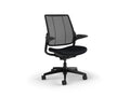 Humanscale S413BM10CF10XFSHNSC Smart Task Chair, Corde 4 black, Black Frame