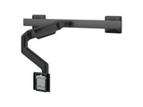 Humanscale M81NTNHBB2B M8.1 Monitor Arm with Direct Hardwall Mount, Angled Link and Dynamic Link, Crossbar for Dual Moni