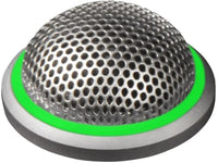 Shure MX395AL/C-LED-TA Cardioid Button Mic, Aluminum W/ LED TAA