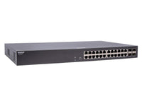 Ruckus ICX8100-24P ICX 8100 Switch, 24x 10/100/1000 ports, 4 x 1G SFP uplink-ports, advanced layer 2, 370W PoE budget, power cord not included
