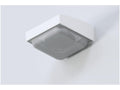Oberon 1007-LPDOME Locking Right-Angle Wall Mount with Low Profile White Plastic Dome
