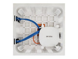 Oberon 1019-SM Surface Wall Mounted Plastic Access Point Enclosure and Cable Organizer with Low-Profile Snap-on Cover