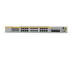 Allied Telesis AT-X250-28XTM-10 10 Gigabit Layer 3 Lite Stackable Switch, 24x 100M/1/2.5/5/10G, 4x SFP+ ports, US Power Cord.