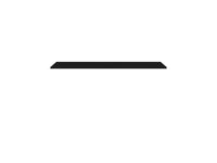 Humanscale FTG2466BL eFloat Go 2.0 24- x 66- Worksurface, Black Laminate