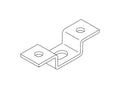 Chatsworth 11406-002 Ceiling Support Bracket,5/8IN of M16