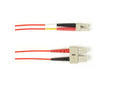 Black Box FOCMPM4-008M-SCLC-RD OM4 MM FO PC Duplx, Plenum, RED, SCLC