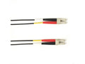 Black Box FOCMRM4-006M-LCLC-BK OM4 MM FO PC Duplx, PVC, BLK, LCLC