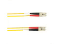 Black Box FOCMRM4-025M-LCLC-YL OM4 MM FO PC Duplx, PVC, Yellow, LCLC