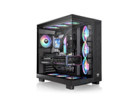 Thermaltake CA-11E-00M1WN-00 View 380 XL TG ARGB Mid Tower Chassis - Black