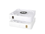 Thermaltake CL-F191-PL14SW-A CT140 EX ARGB Sync PC Cooling Fan (3-Fan Pack) - White