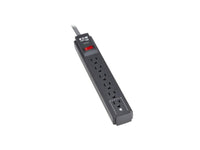 Eaton TLP610DB Protect It 6-Outlet Surge Protector - 5-15R Outlets, 1200 Joules, 10 ft. (3 m) Braided Cord, Black