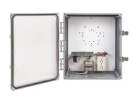 Ventev 518009 18x16x10 H/C Enc. Clr Dr/Latch. Basic.