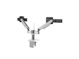Humanscale X2NTNCBWDSBDSB-12 Mflex M2.1 Monitor arm - clamp mount - Pol Alum/White- dynamic links- sliders