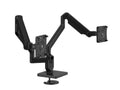 Humanscale M22MTBB M2.1 Dual Mount Monitor Arm, 4/Angled/Dynamic Links, 100 x 100mm VESA