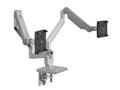 Humanscale M22MTSC M2.1 Dual Mount Monitor Arm, 4/Angled/Dynamic Links, 100 x 100mm VESA