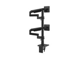 Humanscale X222ETBD M/Flex M2.1 Dual Monitor Arm, Stacked (One over One), 8/Dynamic Links, 24 Post, 100x100mm VESA