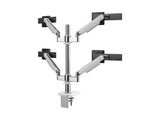 Humanscale X242DSWC M/Flex M2.1 Quad Monitor Arm, Stacked (Two Over Two), Dynamic Links with Slider, 24 Post, 100x100mm 