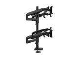 Humanscale X262FSBB M/Flex M2.1 Six Monitor Arms, Stacked (Three Over Three), 12/Dynamic Links with Slider, 30 Post, 100