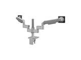 Humanscale X821CTSC M/Flex M8.1 Dual Monitor Arm, 4/Dynamic Links, 12 Post, 100x100mm VESA