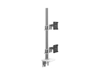 Humanscale X822NTWD M/Flex M8.1 Dual Monitor Arm, Stacked (One over One), No Links, 30 Post, 100x100mm VESA