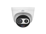 Uniview TIC3612SA-F7-4F6AC-I1 Dual DUAL-SPECTRUM Thermal Network Turret Camera THERMAL:256192(7MM) Optical: 4MP(6MM)