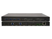 Boom BM04-1044 ARC - smart bridge for seamless host switching. Dual-host 4K 4 2 matrix KVM w/ MST & PD; autoswitches roo